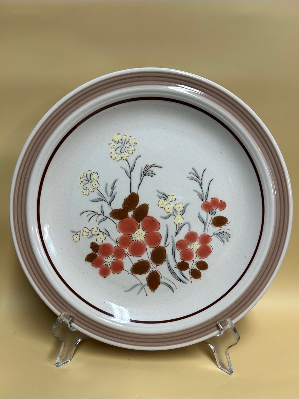 Set of 19 pcs international woodlands 30179 Harvest Time stoneware dinnerware